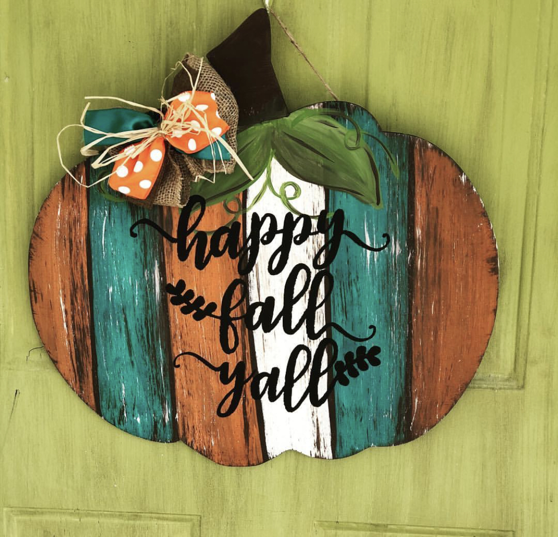 Happy Fall Y'all Script 12 x 12 Stencil – Southern Adoornments Decor