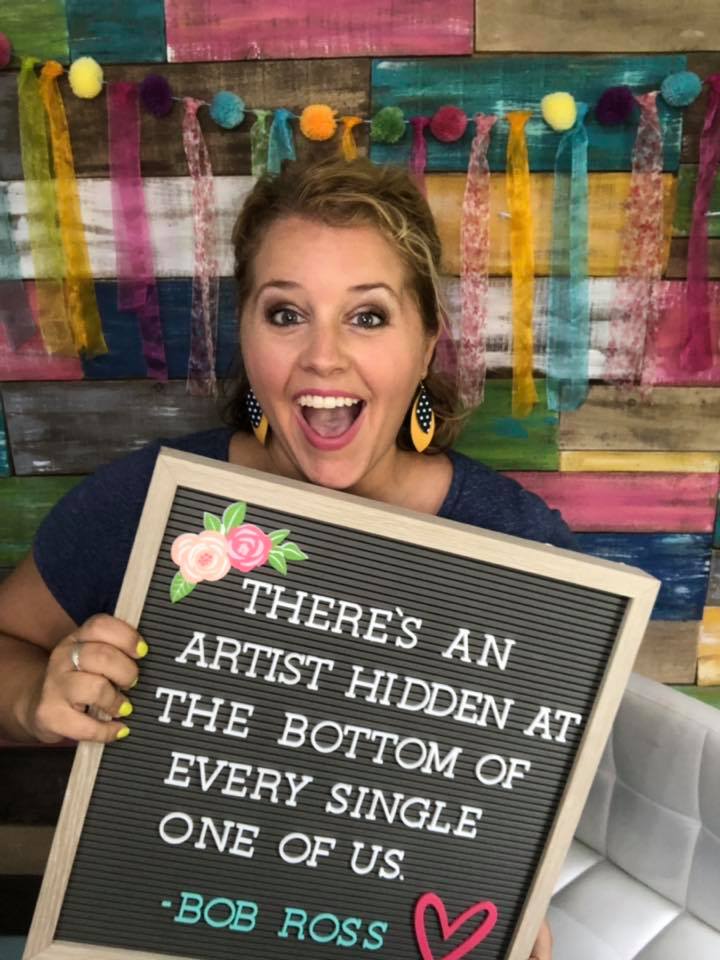 Letterboard by Southern A-Door-nments about being an artist