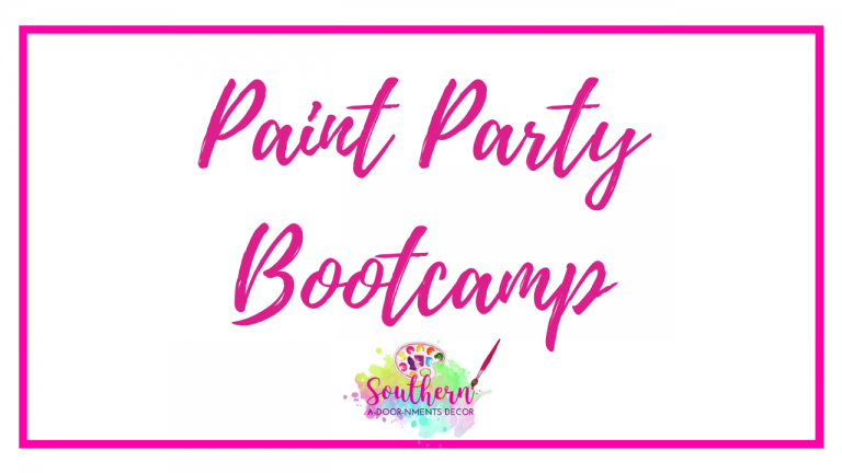 Paint Party Bootcamp