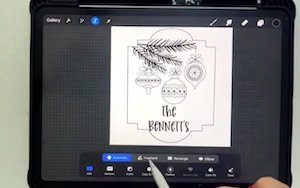 adding font that reads "the bennetts"