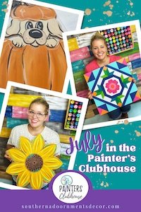 July Painter's Clubhouse Recap