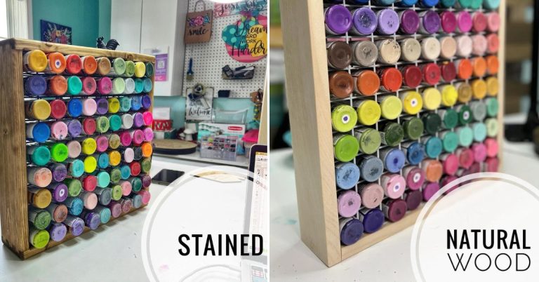 color options for storage for craft paint box